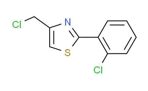 CAS No. 588676-51-1, 4-(chloromethyl)-2-(2-chlorophenyl)-1,3-thiazole