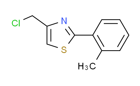 MC600829 | 91349-33-6 | 4-(chloromethyl)-2-(2-methylphenyl)-1,3-thiazole