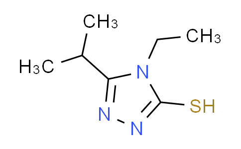 CAS No. 66921-11-7, 4-ethyl-5-isopropyl-4H-1,2,4-triazole-3-thiol