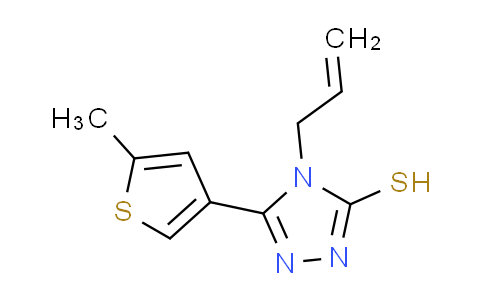 CAS No. 588680-35-7, 4-allyl-5-(5-methyl-3-thienyl)-4H-1,2,4-triazole-3-thiol