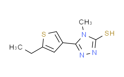 CAS No. 588674-76-4, 5-(5-ethyl-3-thienyl)-4-methyl-4H-1,2,4-triazole-3-thiol