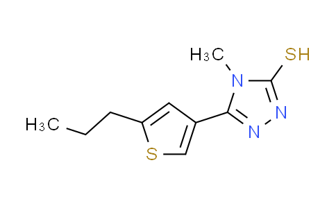 CAS No. 588687-53-0, 4-methyl-5-(5-propyl-3-thienyl)-4H-1,2,4-triazole-3-thiol