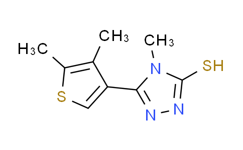 CAS No. 588685-93-2, 5-(4,5-dimethyl-3-thienyl)-4-methyl-4H-1,2,4-triazole-3-thiol