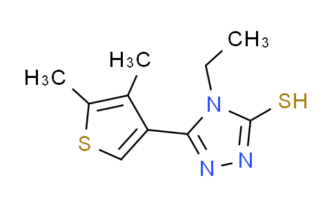 CAS No. 438229-96-0, 5-(4,5-dimethyl-3-thienyl)-4-ethyl-4H-1,2,4-triazole-3-thiol