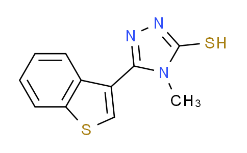 CAS No. 588687-45-0, 5-(1-benzothien-3-yl)-4-methyl-4H-1,2,4-triazole-3-thiol