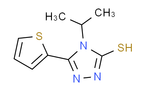 CAS No. 667412-77-3, 4-isopropyl-5-(2-thienyl)-4H-1,2,4-triazole-3-thiol