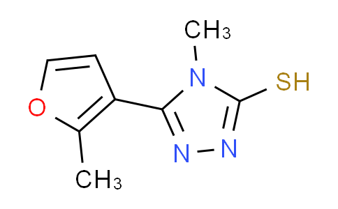 CAS No. 725218-31-5, 4-methyl-5-(2-methyl-3-furyl)-4H-1,2,4-triazole-3-thiol