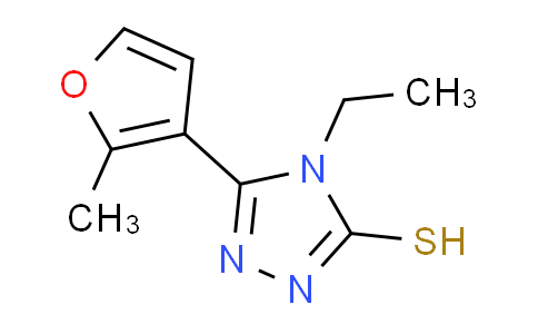 CAS No. 438230-35-4, 4-ethyl-5-(2-methyl-3-furyl)-4H-1,2,4-triazole-3-thiol