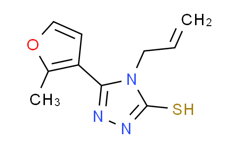 CAS No. 522597-61-1, 4-allyl-5-(2-methyl-3-furyl)-4H-1,2,4-triazole-3-thiol