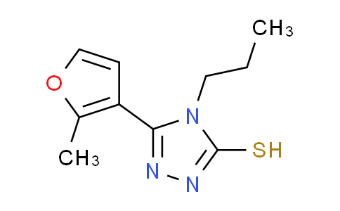 CAS No. 725218-33-7, 5-(2-methyl-3-furyl)-4-propyl-4H-1,2,4-triazole-3-thiol