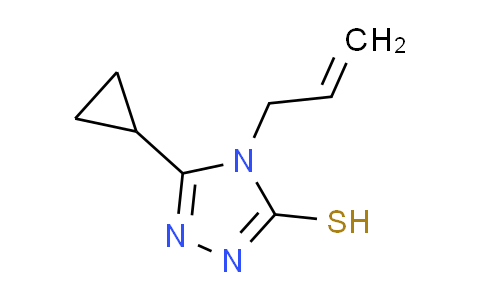CAS No. 443917-88-2, 4-allyl-5-cyclopropyl-4H-1,2,4-triazole-3-thiol