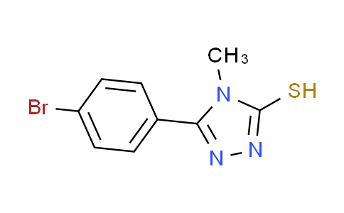 CAS No. 494194-50-2, 5-(4-bromophenyl)-4-methyl-4H-1,2,4-triazole-3-thiol