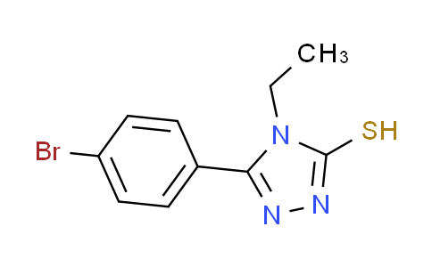 CAS No. 337487-15-7, 5-(4-bromophenyl)-4-ethyl-4H-1,2,4-triazole-3-thiol