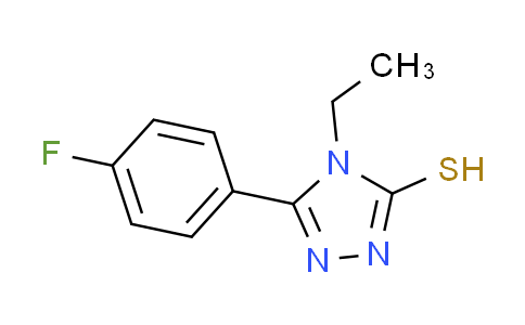 CAS No. 29552-52-1, 4-ethyl-5-(4-fluorophenyl)-4H-1,2,4-triazole-3-thiol