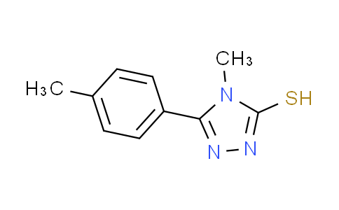CAS No. 138417-37-5, 4-methyl-5-(4-methylphenyl)-4H-1,2,4-triazole-3-thiol