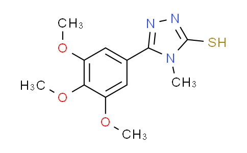 CAS No. 77803-41-9, 4-methyl-5-(3,4,5-trimethoxyphenyl)-4H-1,2,4-triazole-3-thiol