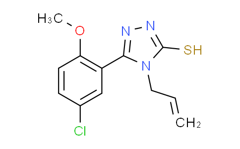 CAS No. 369396-84-9, 4-allyl-5-(5-chloro-2-methoxyphenyl)-4H-1,2,4-triazole-3-thiol