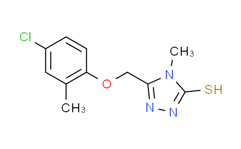 CAS No. 588673-47-6, 5-[(4-chloro-2-methylphenoxy)methyl]-4-methyl-4H-1,2,4-triazole-3-thiol