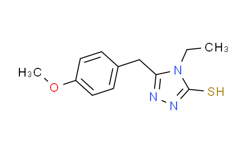 CAS No. 590354-46-4, 4-ethyl-5-(4-methoxybenzyl)-4H-1,2,4-triazole-3-thiol
