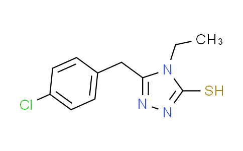 CAS No. 31405-23-9, 5-(4-chlorobenzyl)-4-ethyl-4H-1,2,4-triazole-3-thiol
