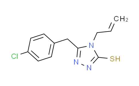 CAS No. 667437-95-8, 4-allyl-5-(4-chlorobenzyl)-4H-1,2,4-triazole-3-thiol