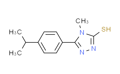 CAS No. 669729-28-6, 5-(4-isopropylphenyl)-4-methyl-4H-1,2,4-triazole-3-thiol
