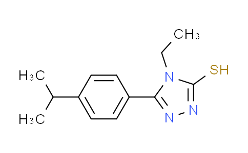 CAS No. 669729-27-5, 4-ethyl-5-(4-isopropylphenyl)-4H-1,2,4-triazole-3-thiol