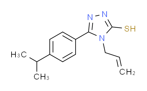 CAS No. 669729-26-4, 4-allyl-5-(4-isopropylphenyl)-4H-1,2,4-triazole-3-thiol