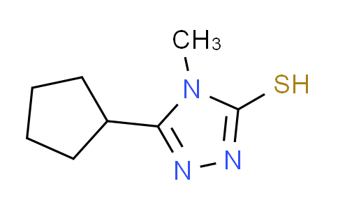 CAS No. 309731-00-8, 5-cyclopentyl-4-methyl-4H-1,2,4-triazole-3-thiol