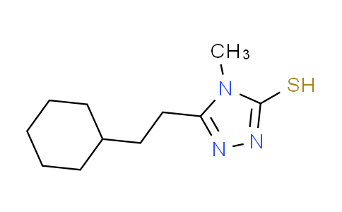 CAS No. 590353-09-6, 5-(2-cyclohexylethyl)-4-methyl-4H-1,2,4-triazole-3-thiol