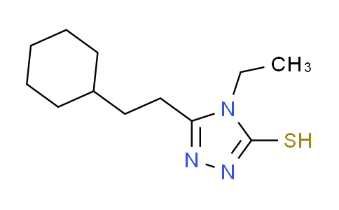CAS No. 590353-07-4, 5-(2-cyclohexylethyl)-4-ethyl-4H-1,2,4-triazole-3-thiol