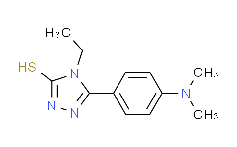CAS No. 724749-06-8, 5-[4-(dimethylamino)phenyl]-4-ethyl-4H-1,2,4-triazole-3-thiol