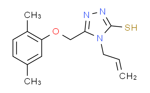 CAS No. 590354-68-0, 4-allyl-5-[(2,5-dimethylphenoxy)methyl]-4H-1,2,4-triazole-3-thiol
