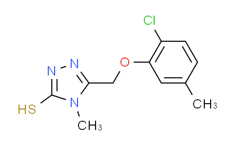 CAS No. 861408-36-8, 5-[(2-chloro-5-methylphenoxy)methyl]-4-methyl-4H-1,2,4-triazole-3-thiol