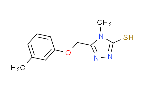 CAS No. 667437-40-3, 4-methyl-5-[(3-methylphenoxy)methyl]-4H-1,2,4-triazole-3-thiol