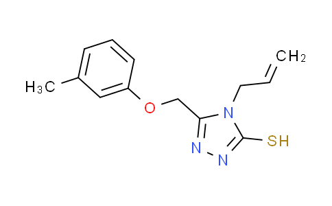 CAS No. 331272-48-1, 4-allyl-5-[(3-methylphenoxy)methyl]-4H-1,2,4-triazole-3-thiol