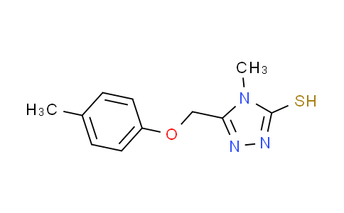 CAS No. 309726-20-3, 4-methyl-5-[(4-methylphenoxy)methyl]-4H-1,2,4-triazole-3-thiol
