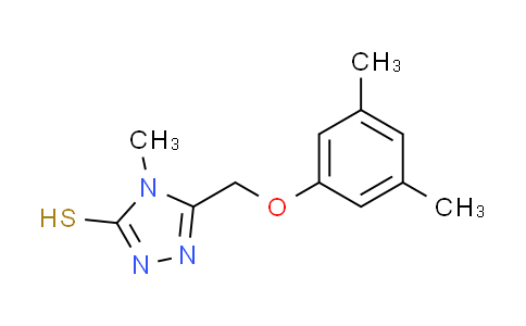 CAS No. 667413-37-8, 5-[(3,5-dimethylphenoxy)methyl]-4-methyl-4H-1,2,4-triazole-3-thiol