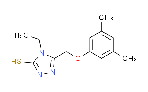 CAS No. 667413-42-5, 5-[(3,5-dimethylphenoxy)methyl]-4-ethyl-4H-1,2,4-triazole-3-thiol