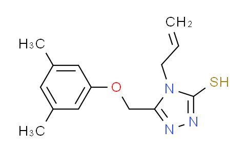 CAS No. 667413-38-9, 4-allyl-5-[(3,5-dimethylphenoxy)methyl]-4H-1,2,4-triazole-3-thiol