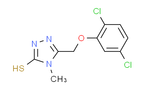 CAS No. 588674-33-3, 5-[(2,5-dichlorophenoxy)methyl]-4-methyl-4H-1,2,4-triazole-3-thiol
