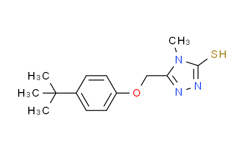 CAS No. 588673-50-1, 5-[(4-tert-butylphenoxy)methyl]-4-methyl-4H-1,2,4-triazole-3-thiol