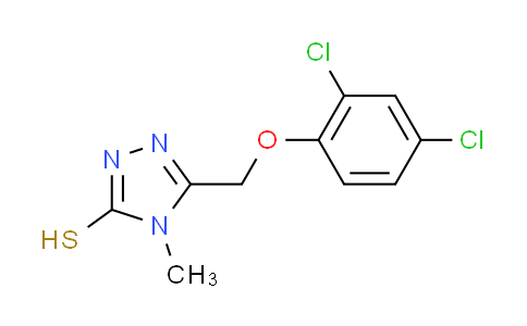 CAS No. 35687-30-0, 5-[(2,4-dichlorophenoxy)methyl]-4-methyl-4H-1,2,4-triazole-3-thiol