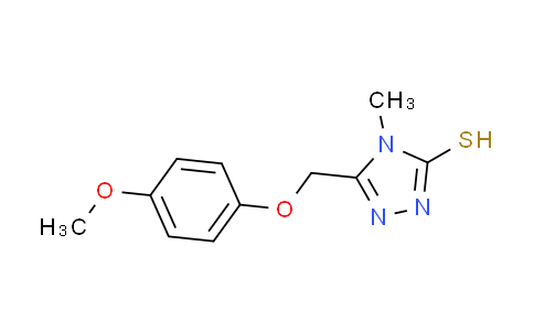 CAS No. 485339-93-3, 5-[(4-methoxyphenoxy)methyl]-4-methyl-4H-1,2,4-triazole-3-thiol