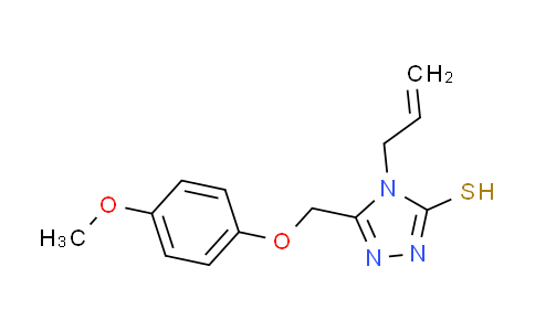CAS No. 669740-18-5, 4-allyl-5-[(4-methoxyphenoxy)methyl]-4H-1,2,4-triazole-3-thiol