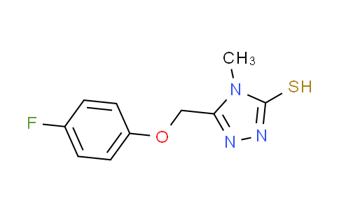 CAS No. 667437-43-6, 5-[(4-fluorophenoxy)methyl]-4-methyl-4H-1,2,4-triazole-3-thiol