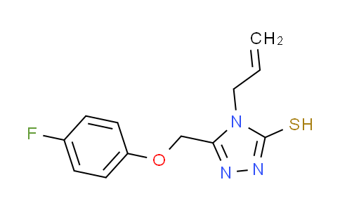 CAS No. 667437-08-3, 4-allyl-5-[(4-fluorophenoxy)methyl]-4H-1,2,4-triazole-3-thiol