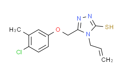 CAS No. 667413-83-4, 4-allyl-5-[(4-chloro-3-methylphenoxy)methyl]-4H-1,2,4-triazole-3-thiol