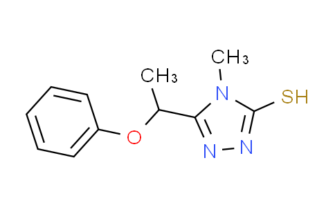 CAS No. 669750-24-7, 4-methyl-5-(1-phenoxyethyl)-4H-1,2,4-triazole-3-thiol