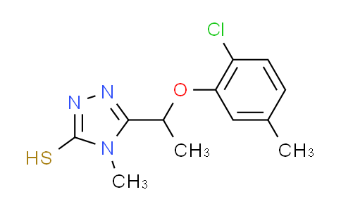 CAS No. 669737-45-5, 5-[1-(2-chloro-5-methylphenoxy)ethyl]-4-methyl-4H-1,2,4-triazole-3-thiol